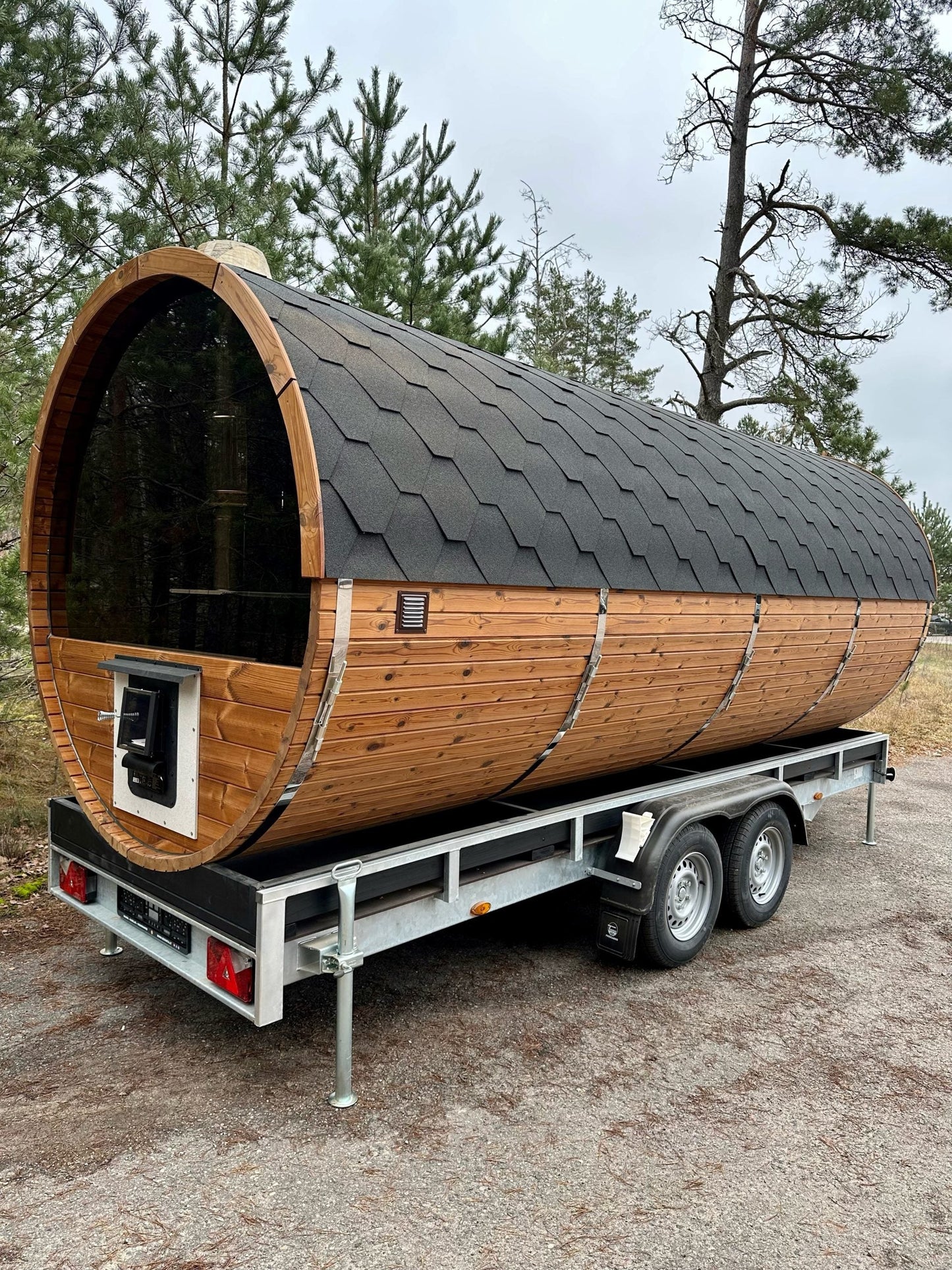 Bespoke Mobile Sauna – Trailer Sauna on wheels - UK Mobile Saunas