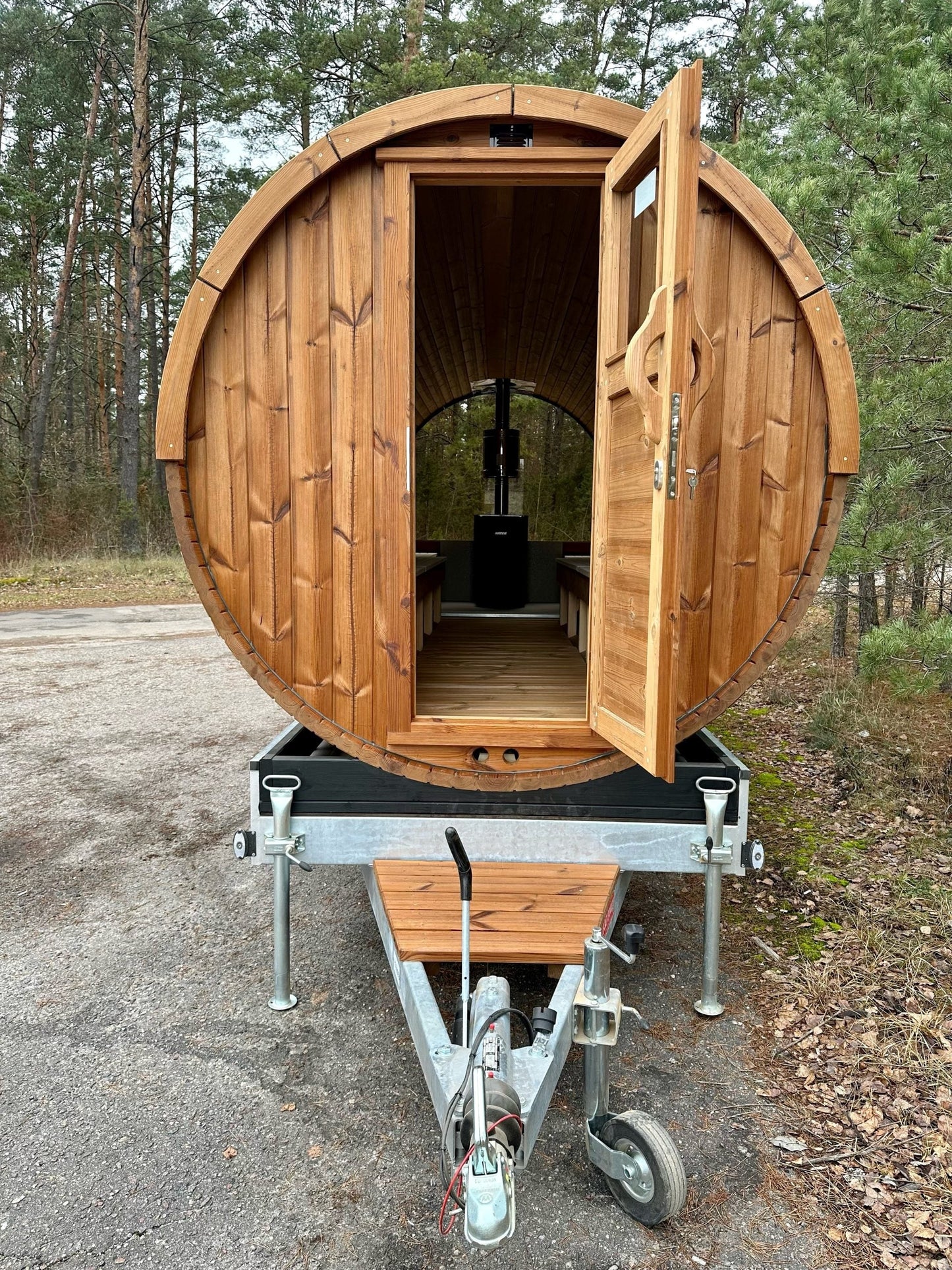 Bespoke Mobile Sauna – Trailer Sauna on wheels - UK Mobile Saunas