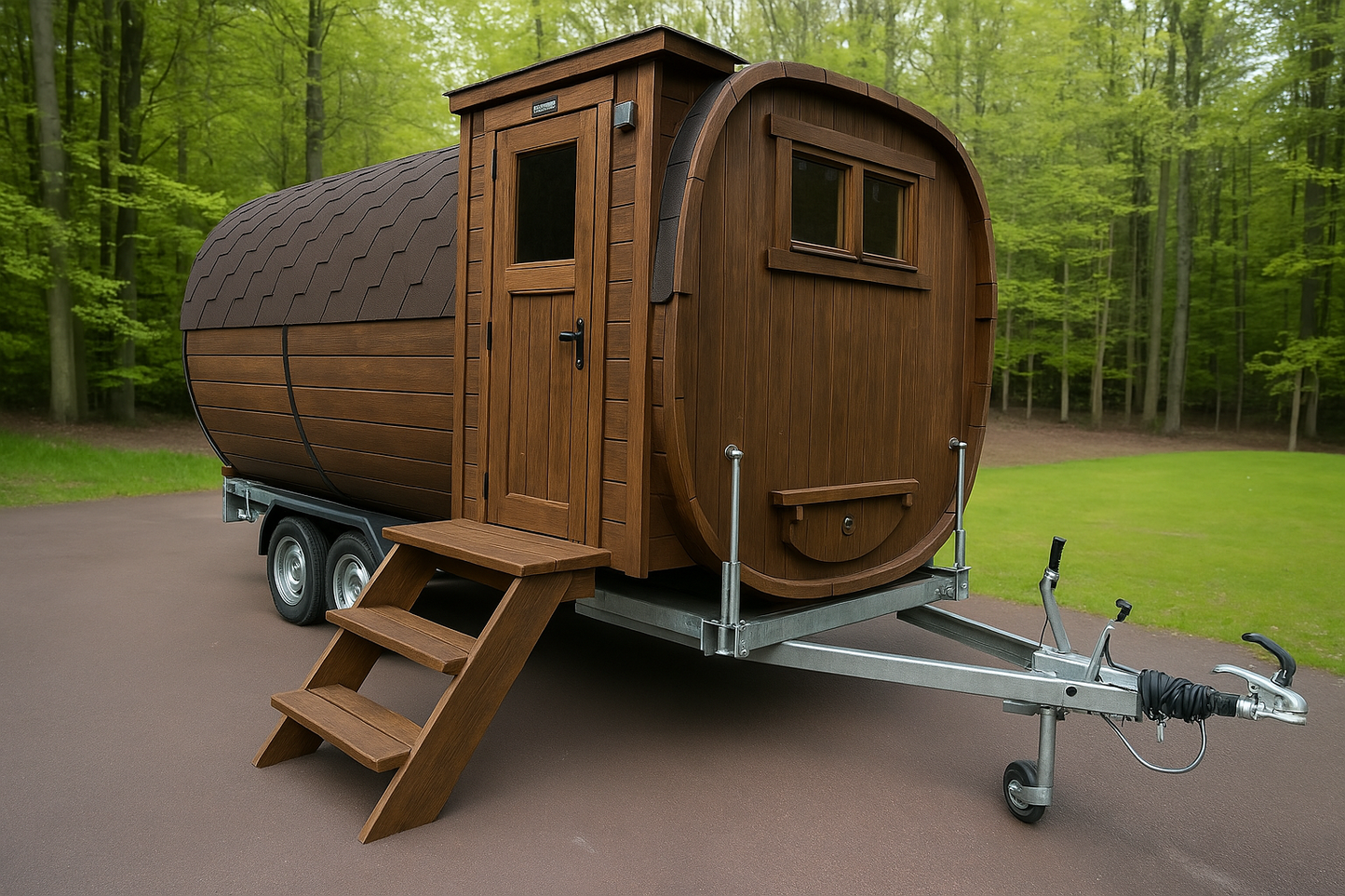 Bespoke Mobile Sauna – Trailer Sauna - UK Mobile Saunas