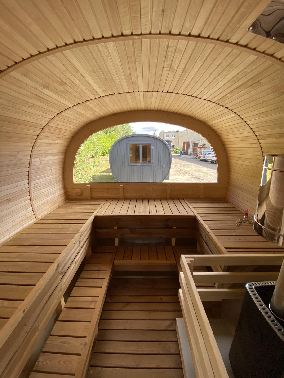 Quadro Mobile Sauna – Spacious, Stylish & Ready to Go - UK Mobile Saunas
