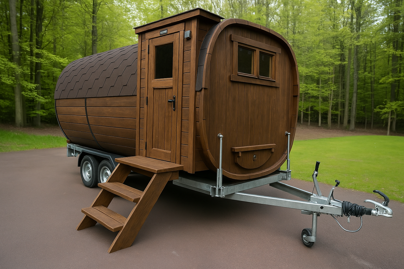 Bespoke Mobile Sauna – Trailer Sauna - UK Mobile Saunas